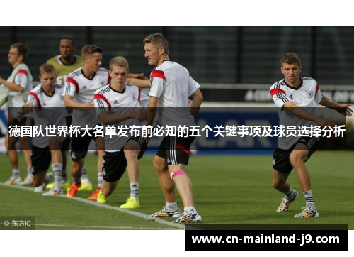 德国队世界杯大名单发布前必知的五个关键事项及球员选择分析