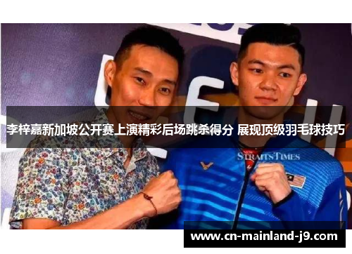 李梓嘉新加坡公开赛上演精彩后场跳杀得分 展现顶级羽毛球技巧